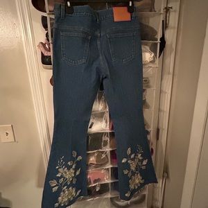 Gucci flare jeans. Worn twice. SOLD